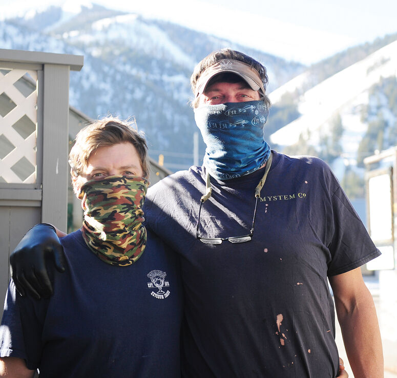 Trevor Thomas, left, and John Comerford
